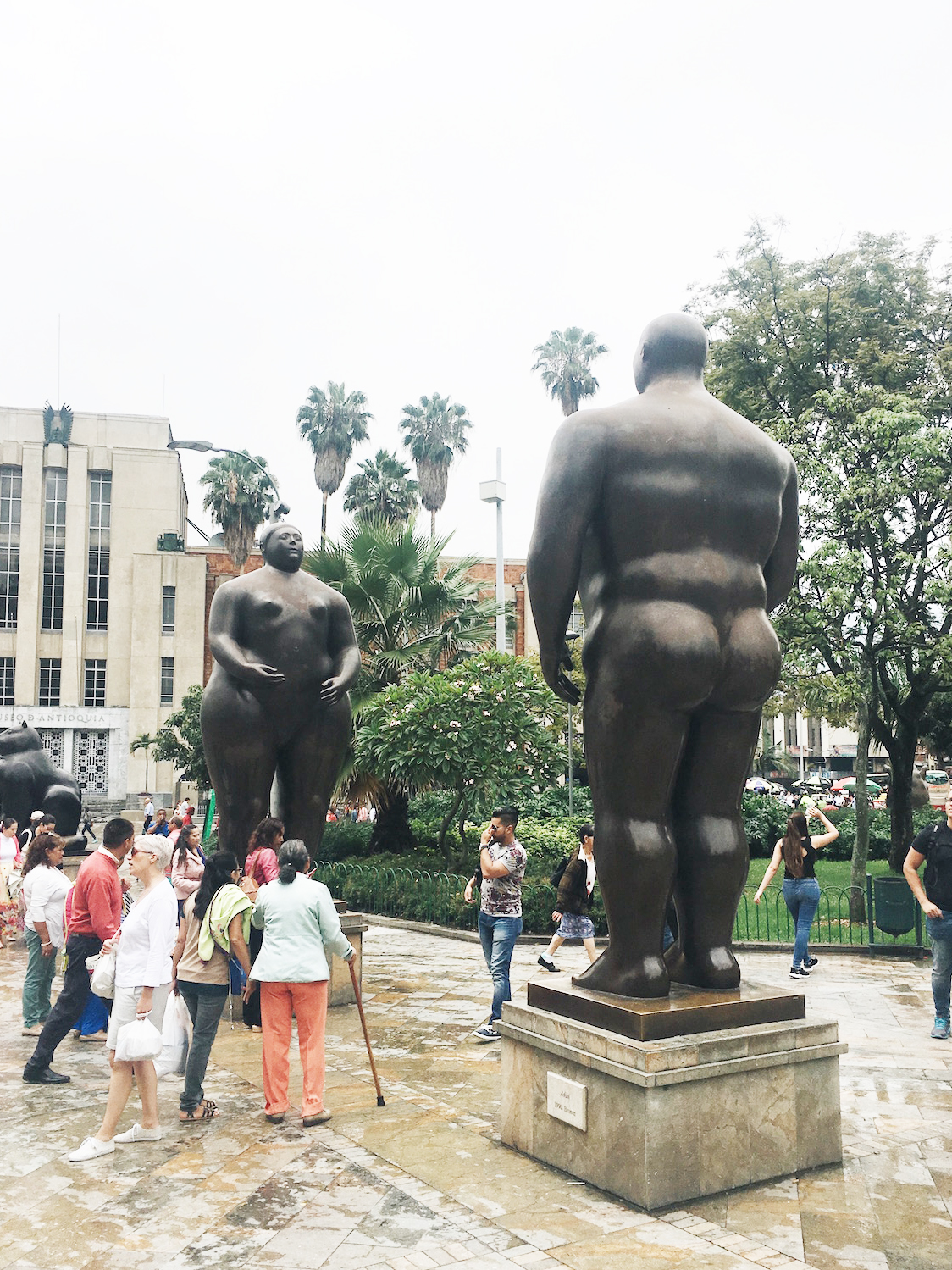  Fernando Botero is one of Colombia's most famous artists, known for his roundly-figured sculptures and paintings. He donated over 100 of pieces of work to his hometown of Medellín, on display in this public square and in the Museum of Antioquia (seen in background on left). 