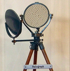 The instrument used to communicate between Saragarhi and Fort Gulistan.
