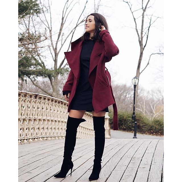Black knee high boots worn by NYC blogger — Mifani | Womens Designer ...