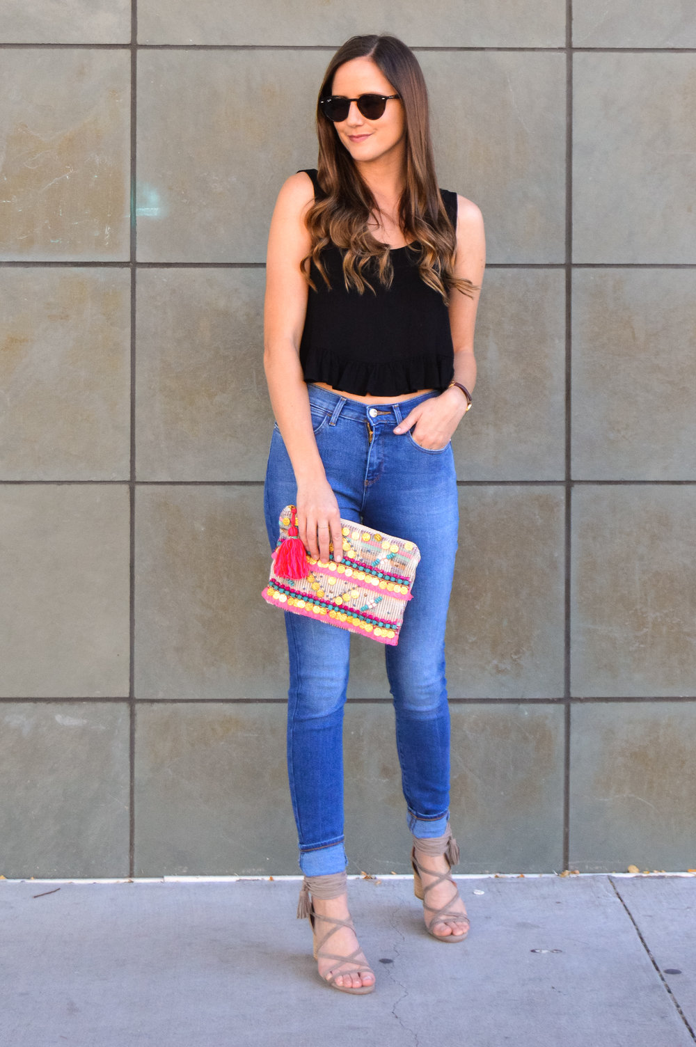 High Waisted Skinny Jeans With Wrangler — Girl Meets Gold