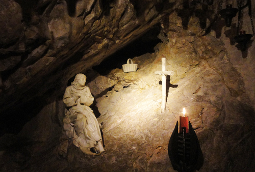 Sacro Speco, Subiaco  — The cave in which Saint Benedict lived