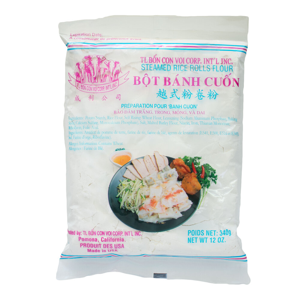 Steamed Rice Roll Flour (Bot Banh Cuon) - Pack of 3