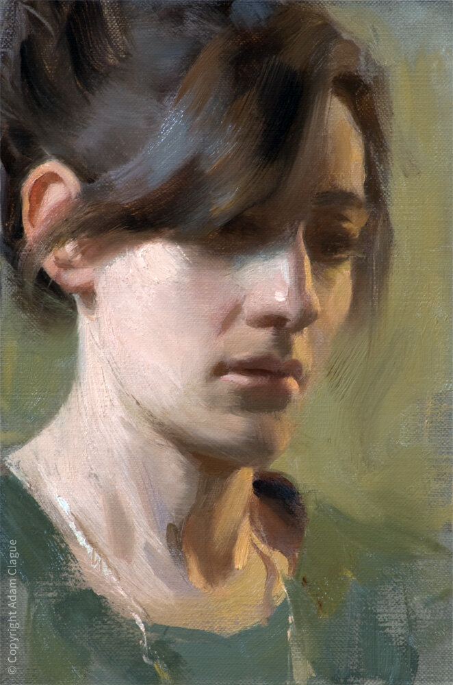 Adam Clague: 3 Day Painting the Portrait in Oil. In Person Workshop ...