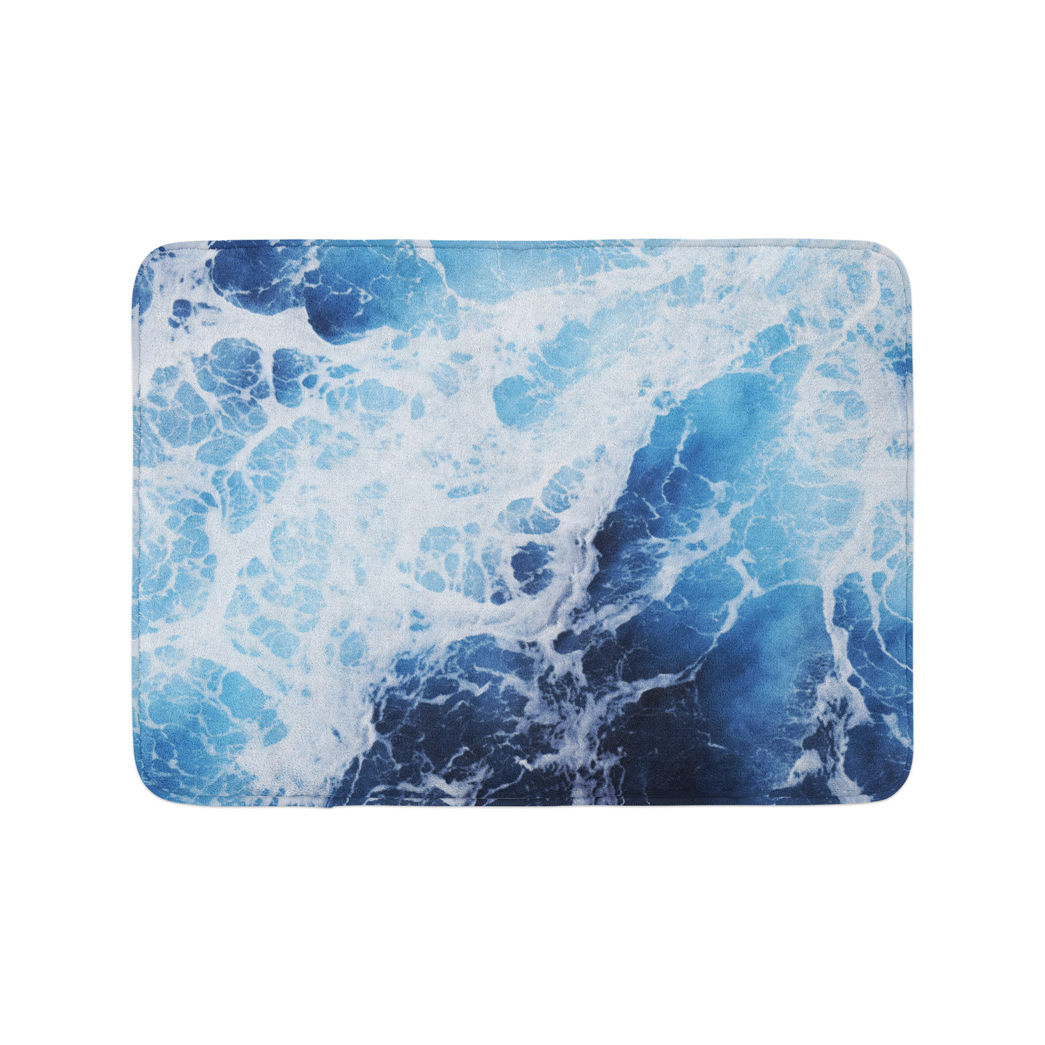 Blue Ocean Surf 2 - Bath Mat — Beach Surf Decor by Nature | City Co.