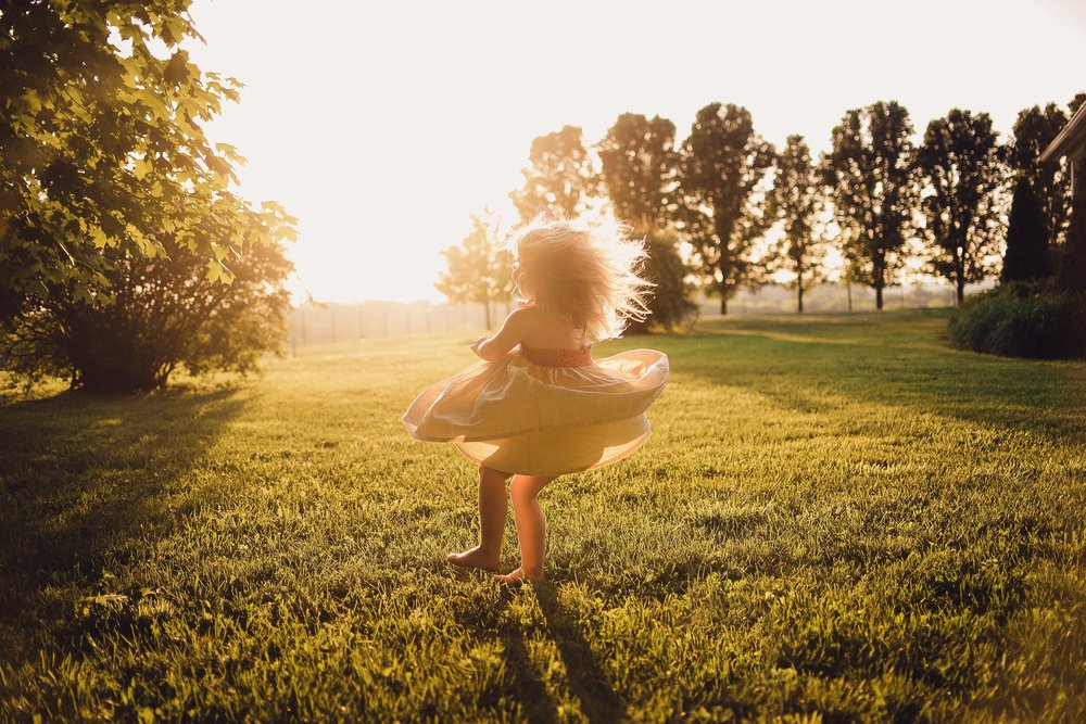  She is always dancing and twirling in the sunlight. I hope she remembers how fun and carefree her childhood was and most importantly, all my love for her.  