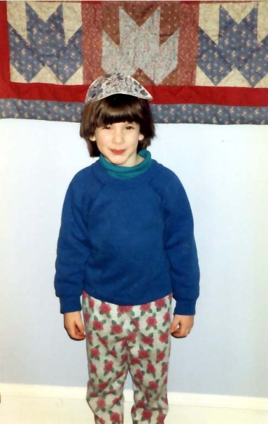 Me, around age 4