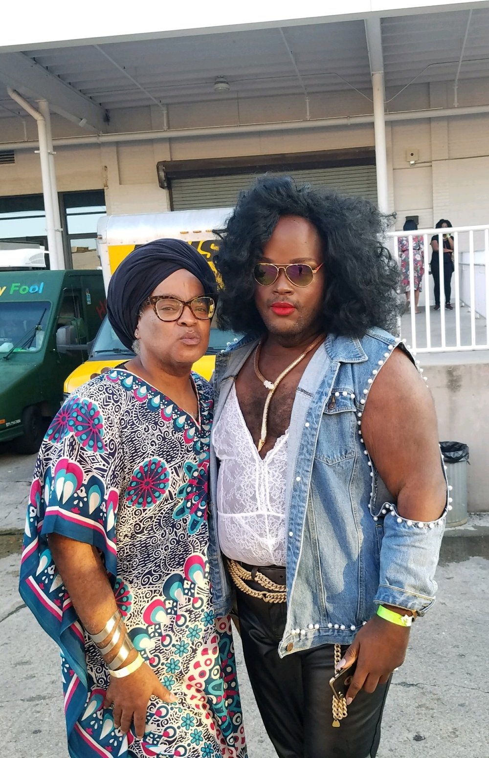 Ms. Rayceen &amp; Blessitt Shawn at HoneyGroove, a festival that celebrates LGBTQ performing artists, visual artists, creatives and entrepreneurs.