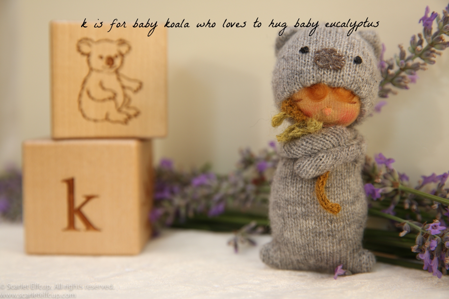 Baby Koala, a 4" Yummy Tummy Baby Elfcup