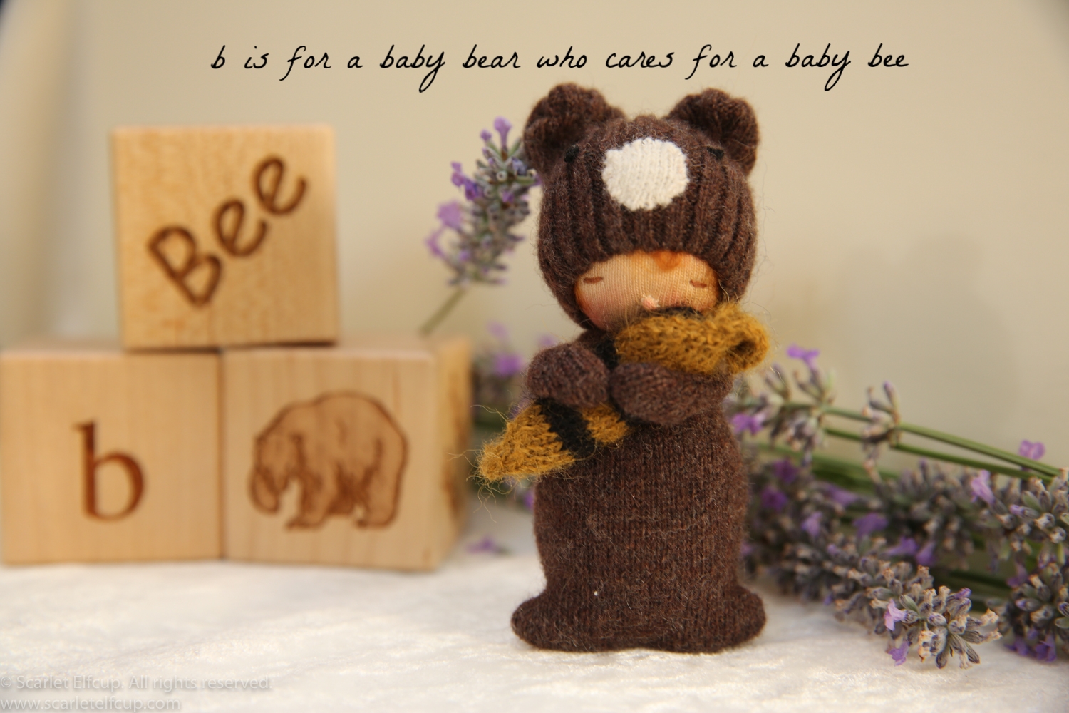 Baby Bear, a 4" Yummy Tummy Baby Elfcup