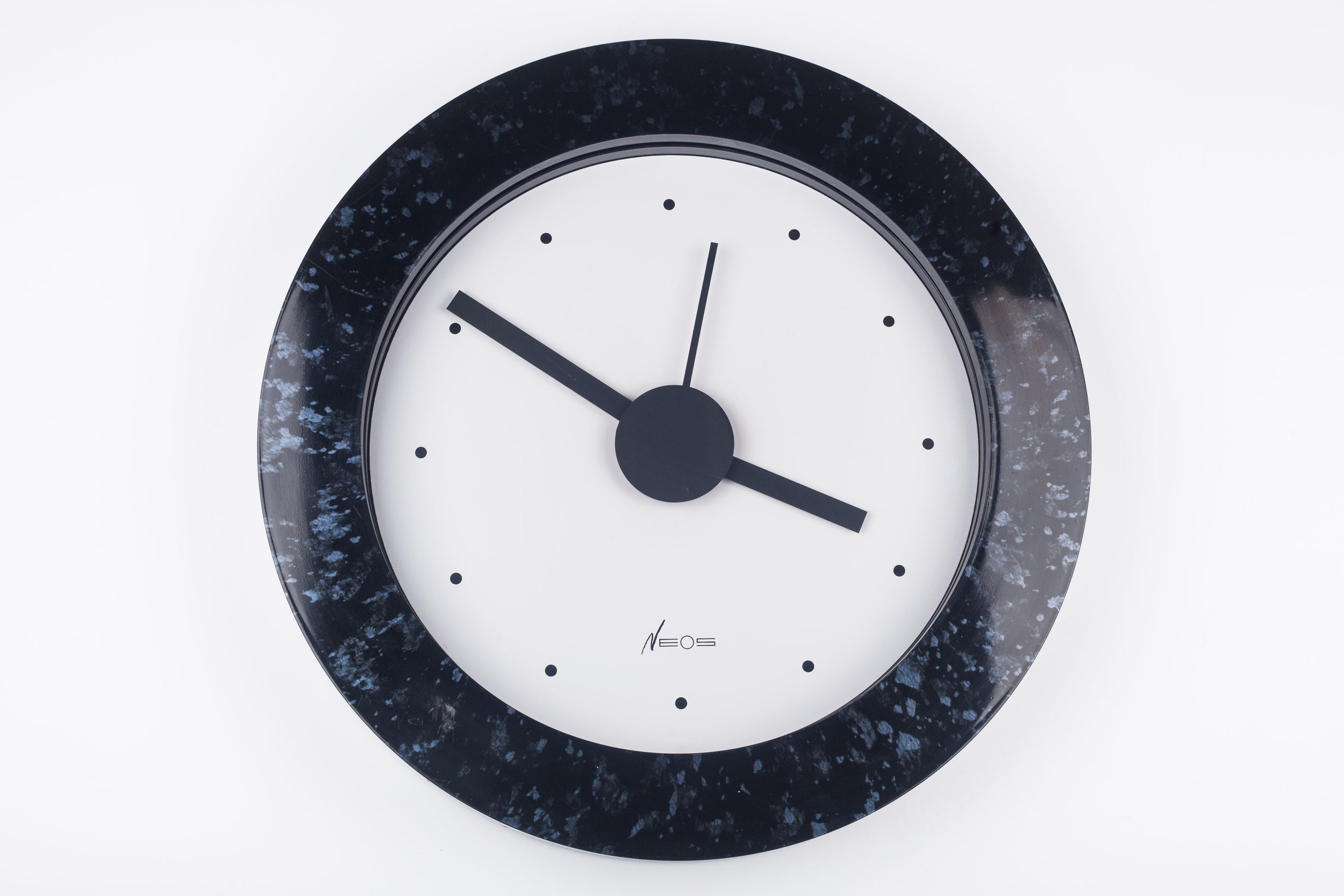POSTMODERN WALL CLOCK BY DU PASQUIER AND SOWDEN FOR NEOS, ITALY, 1980S