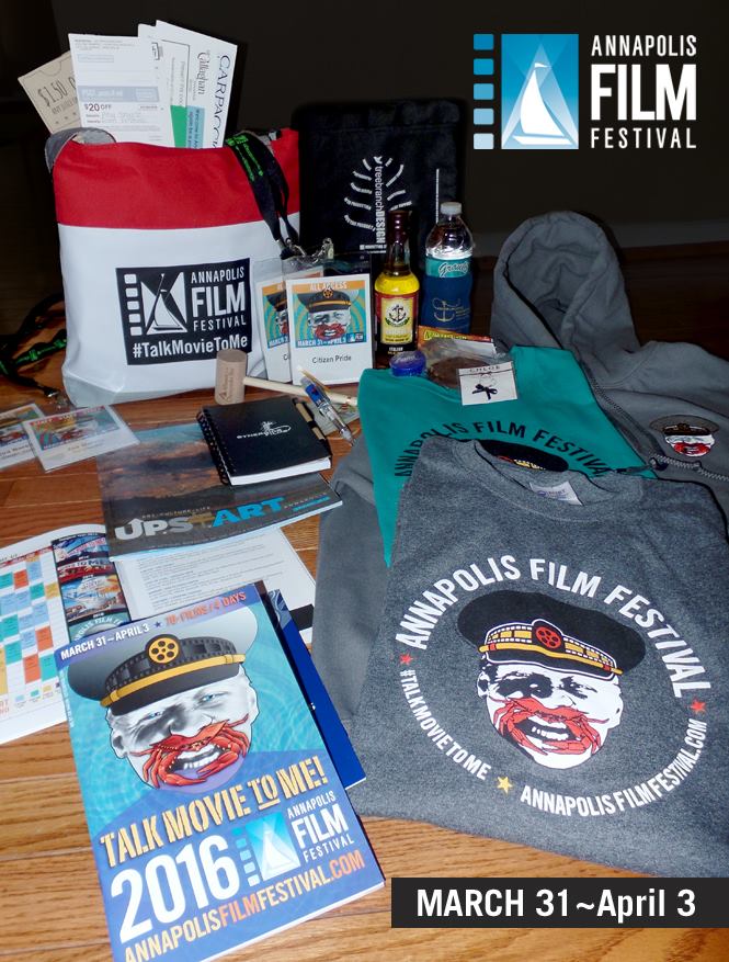2016 Annapolis Film Festival identity and swag created by joe barsin