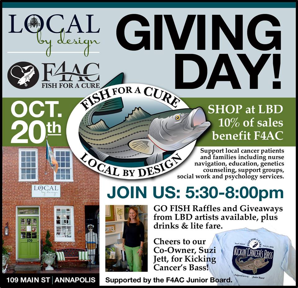 Oct. 20 2016 is Giving Day for F4AC at LOCAL by Design