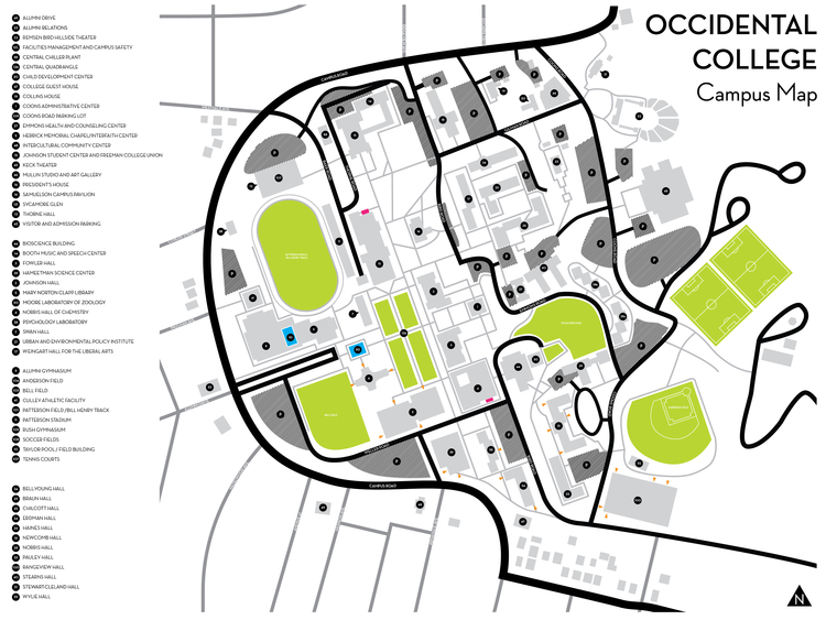 Gadgets 2018 Occidental College Map