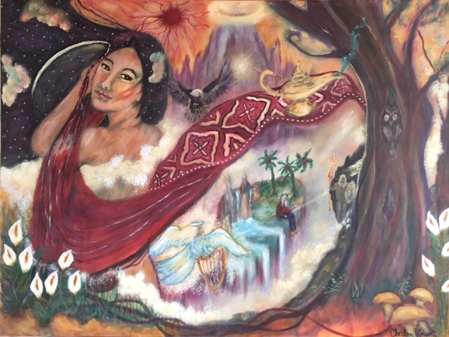 "THE MAGIC CARPET RIDE" BY WISE OWL CHRISTINE VINCENT
