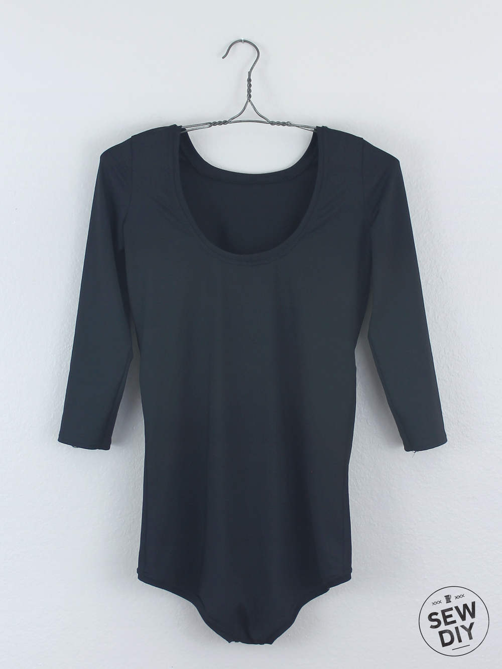 DIY Black Scoop Back Nettie Bodysuit — Sew DIY