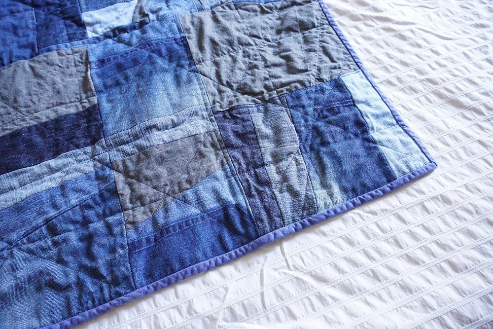 DIY Improvisational Denim Quilt — Sew DIY