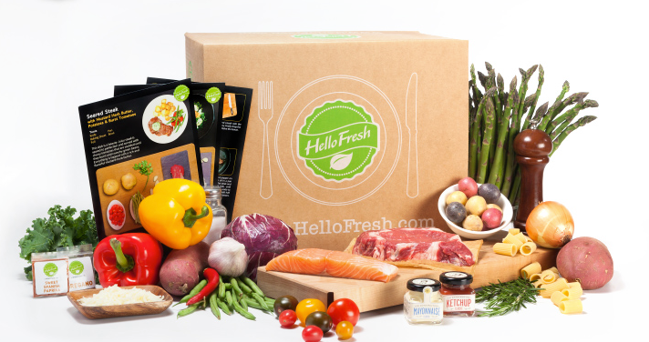  The Hello Fresh box 