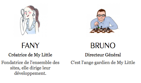  My little Paris' Board of Directors: Fany Pichard and Bruno Vuillier 