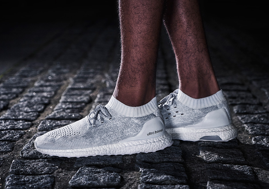 adidas ultra boost uncaged white reflective