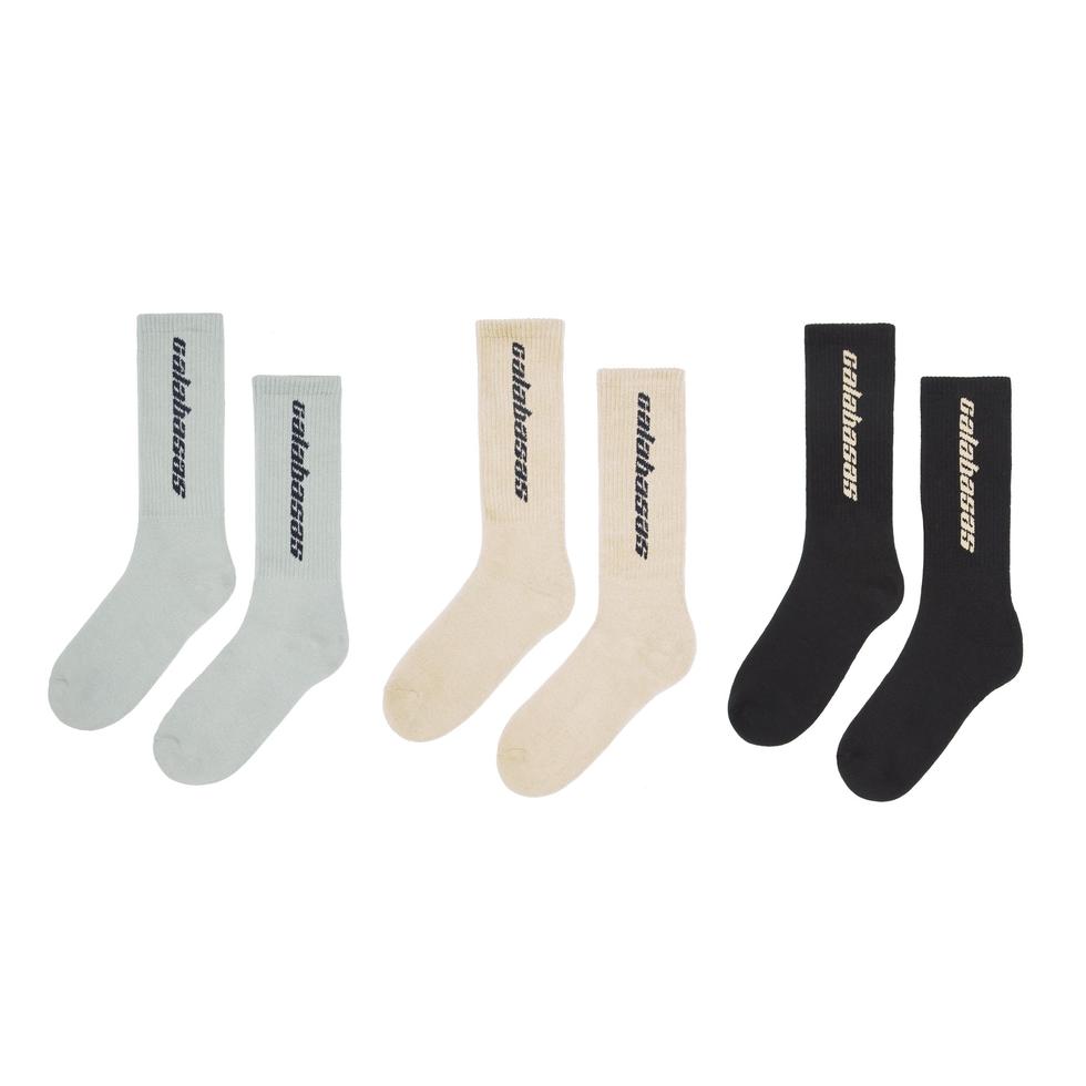 3-Pack Yeezy Calabasas Socks only $15 