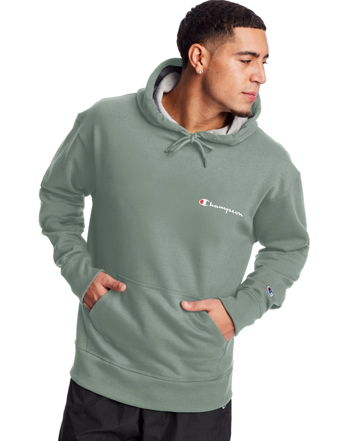 50% OFF the Champion Powerblend Embroidered Script Logo Hoodies ...