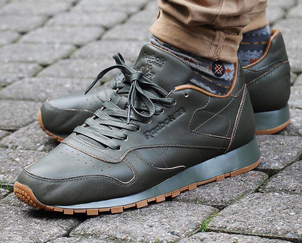 reebok classic brown leather lux