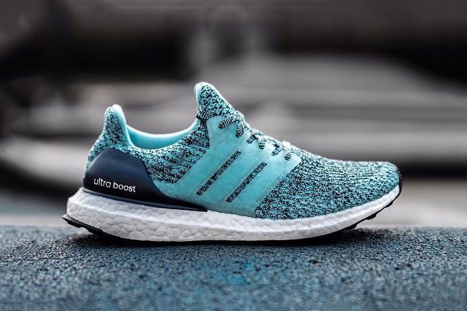 blue and green ultra boost