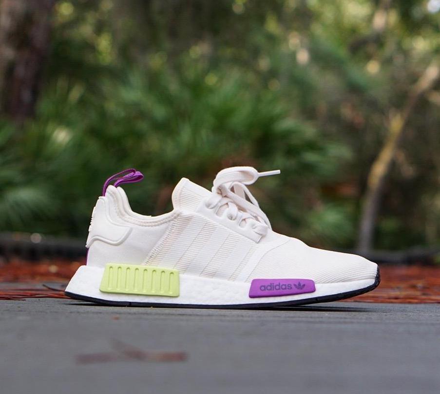 green and purple nmd