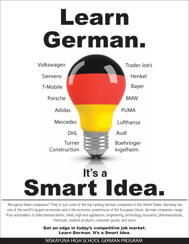 Reasons to Learn German! — Niskayuna High School German ...