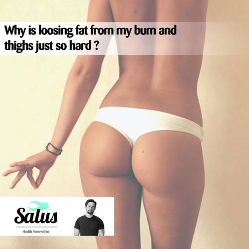 How can you lose fat around the thighs and buttocks?