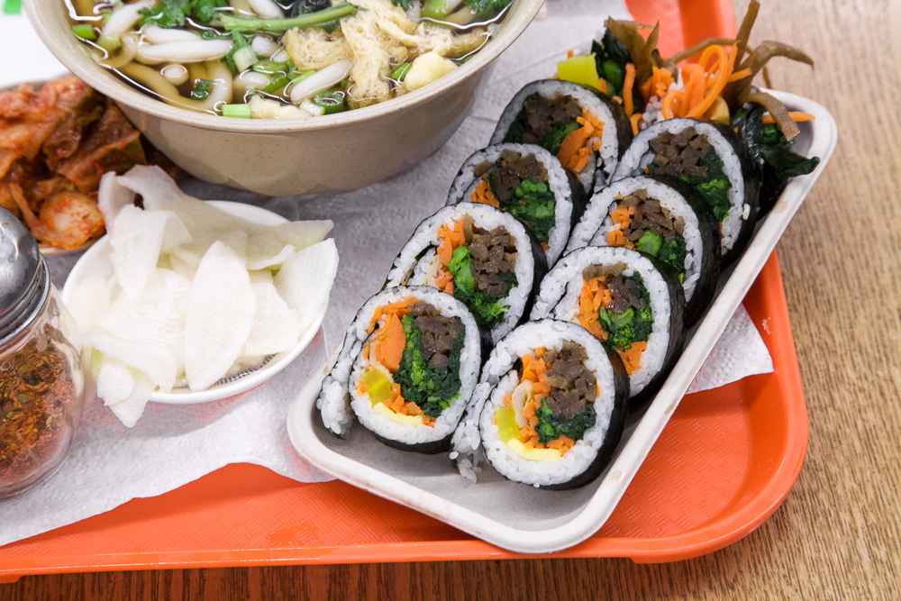 Image result for vegetable kimbap roll