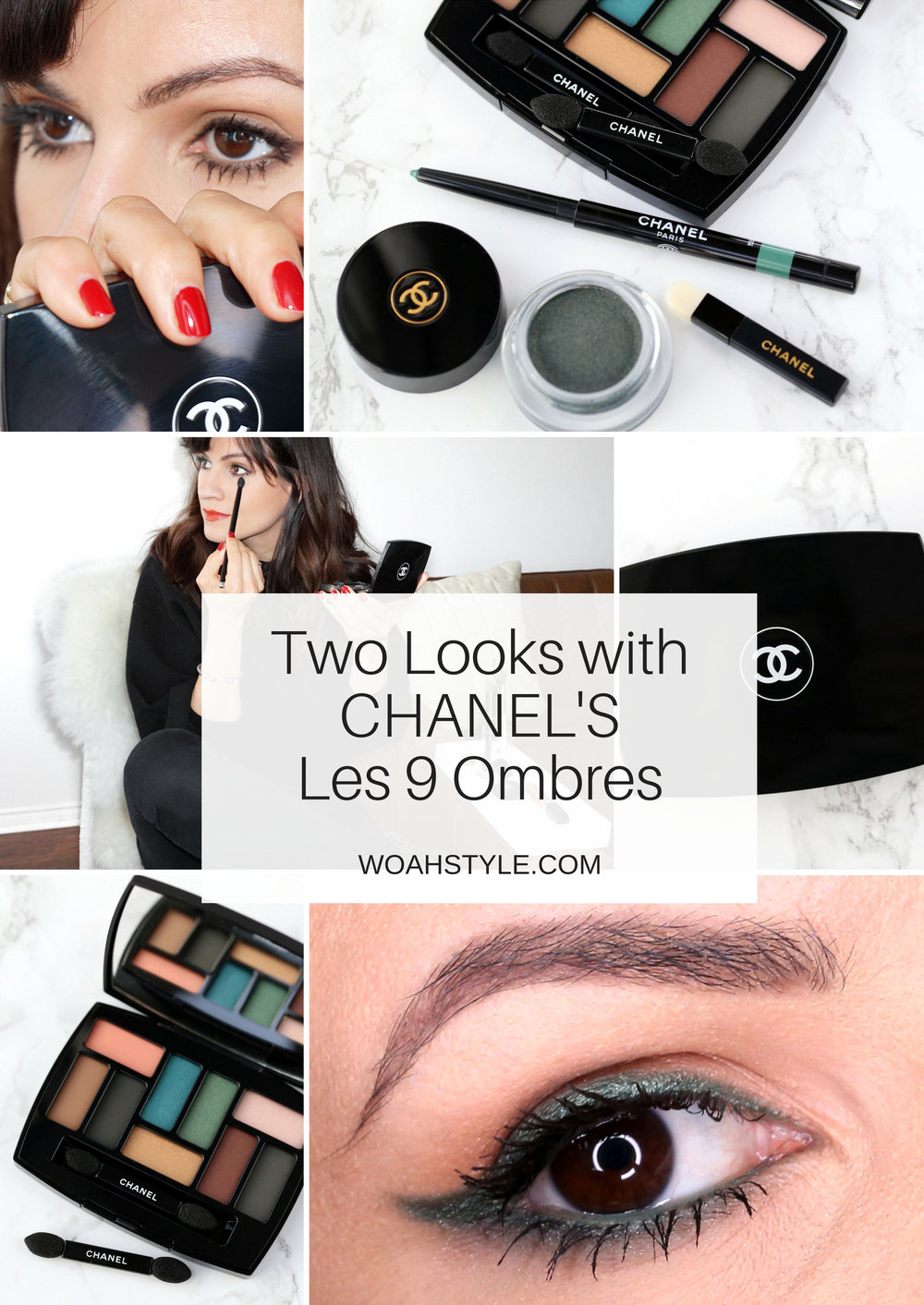Two Looks With CHANELs Neapolis New City Eyeshadow Palette WOAHSTYLE