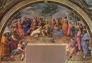 Raphael, Parnassus (Apollo and the Muses), 16th century, papal apartments, Palace of Vatican
