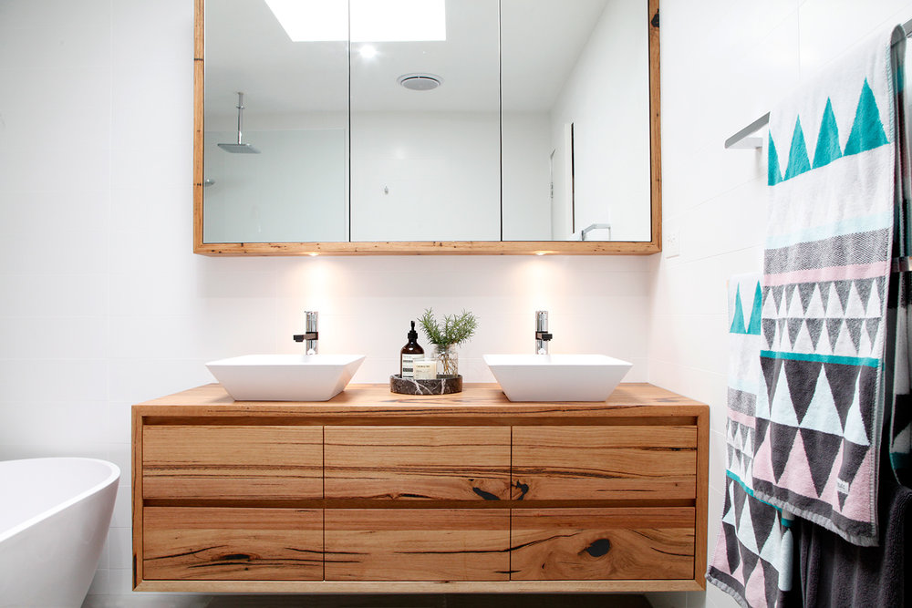 Recycled Wood Bathroom Vanity