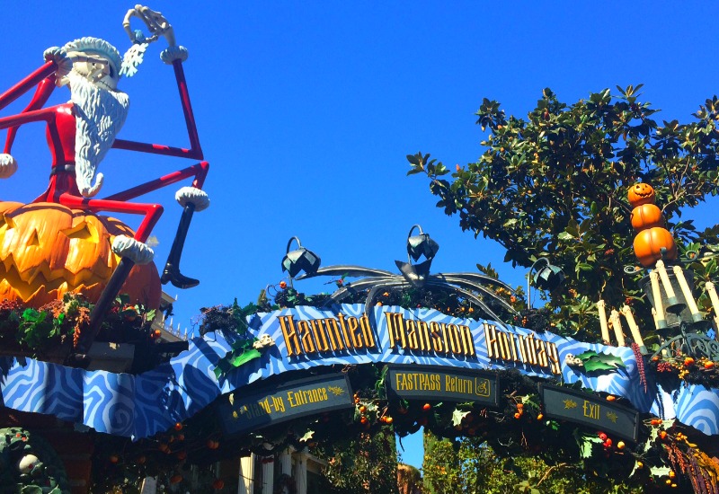 Disneyland California Adventure Halloween Haunted Mansion Nightmare Before Christmas Jack Skellington
