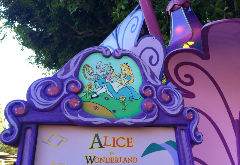 Disneyland California Adventure Halloween Alice in Wonderland Fantasyland