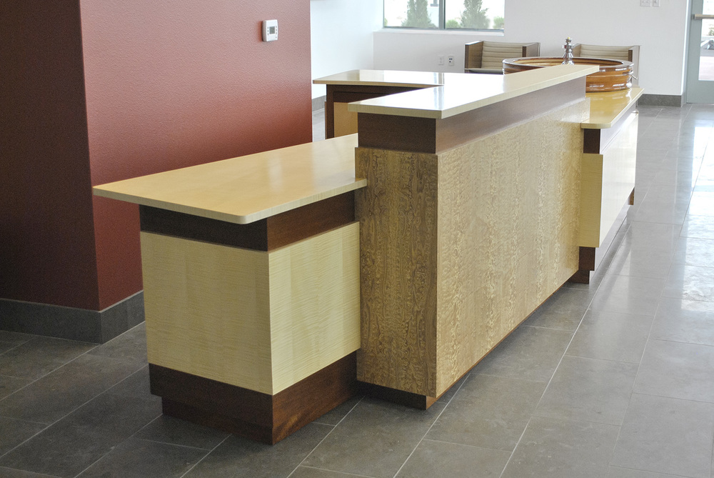Atlanta Custom Reception Desk Design — Turner Custom ...