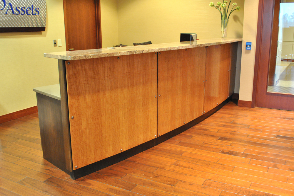 Atlanta Custom Reception Desk Design — Atlanta Custom Furniture Design ...
