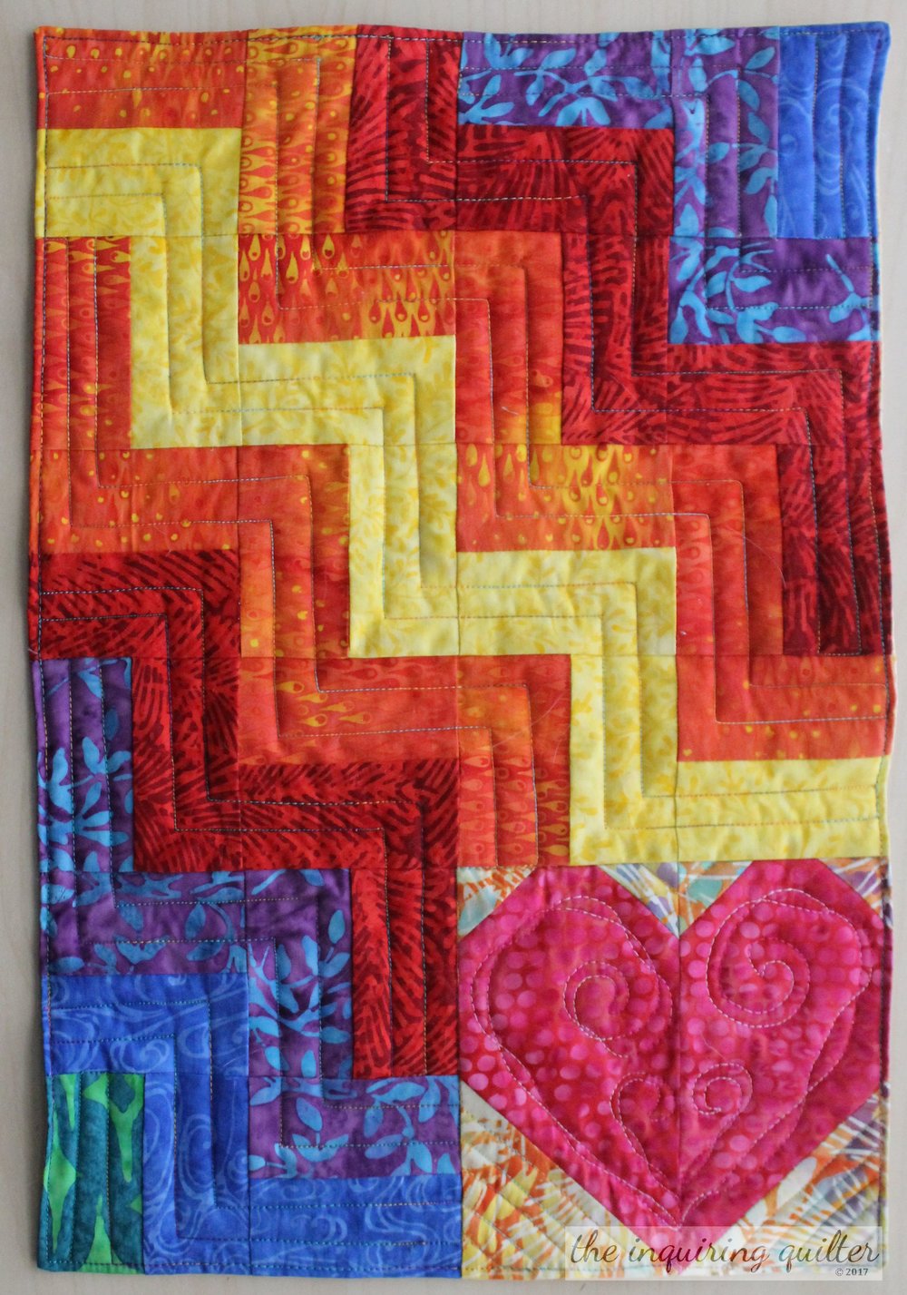 2017 Finishes The Inquiring Quilter