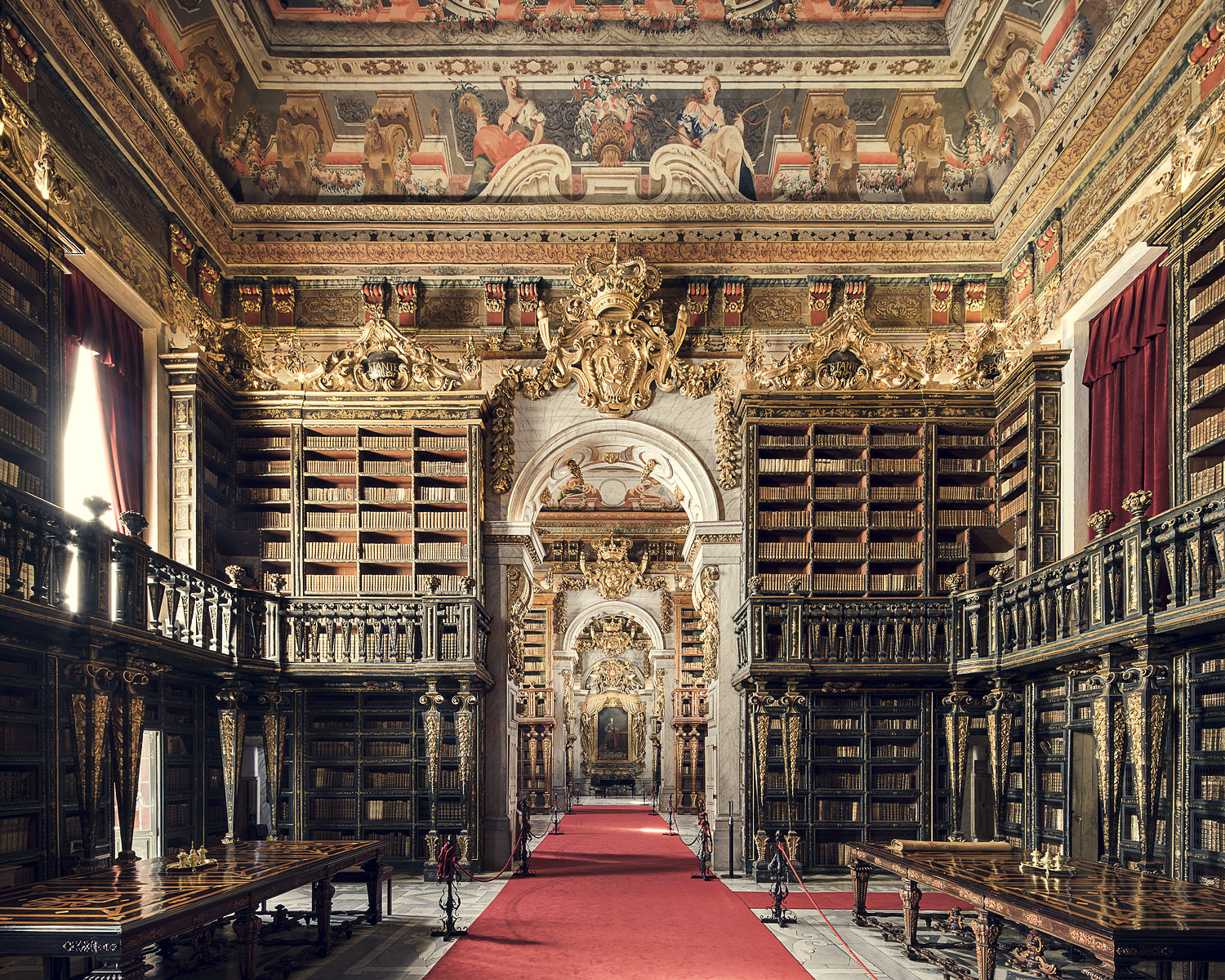 Biblioteca Joanina, Coimbra, 1728