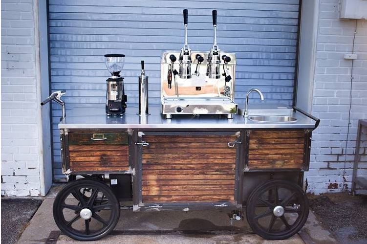 mobile coffee cart — living room coffee & kitchen