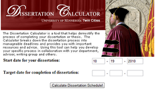 dissertation calculator