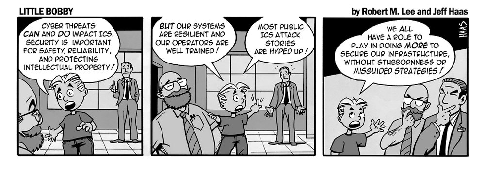 via   the respected information security capabilities of   Robert M. Lee   &amp; the superb illustration talents of   Jeff Hass   at   Little Bobby Comics.