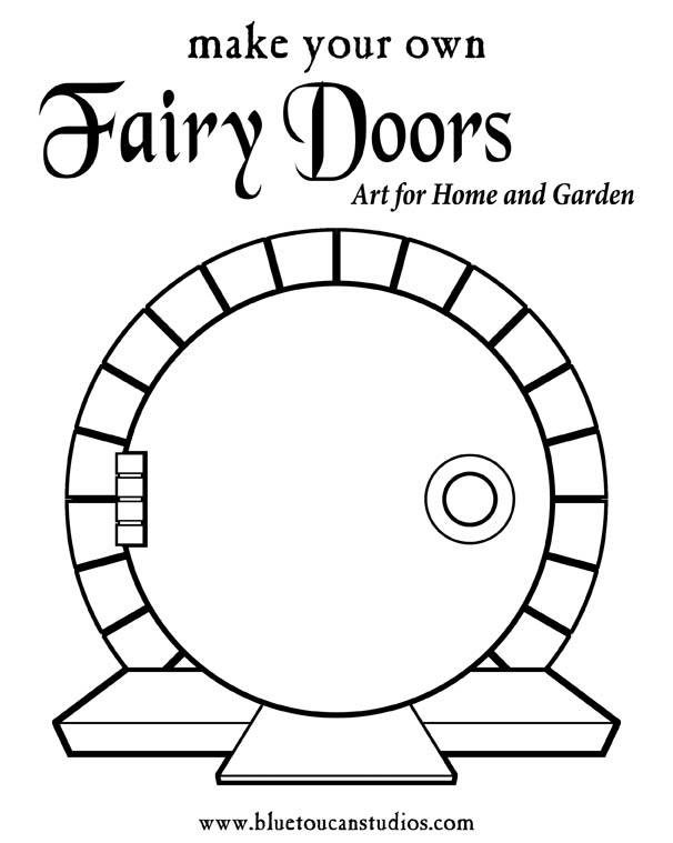 fairy door coloring pages - photo #8