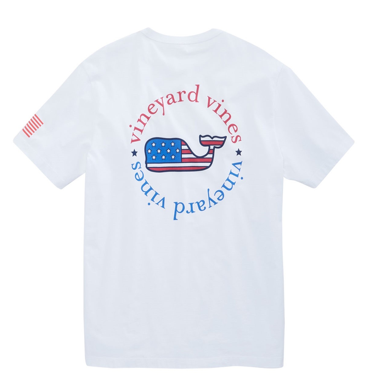 Vineyard Vines USA All Day Pocket T-Shirt- White — Carriages Fine ...