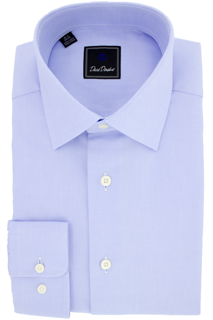 David Donahue Royal Oxford Regular Fit Blue — Carriages Fine Clothier ...