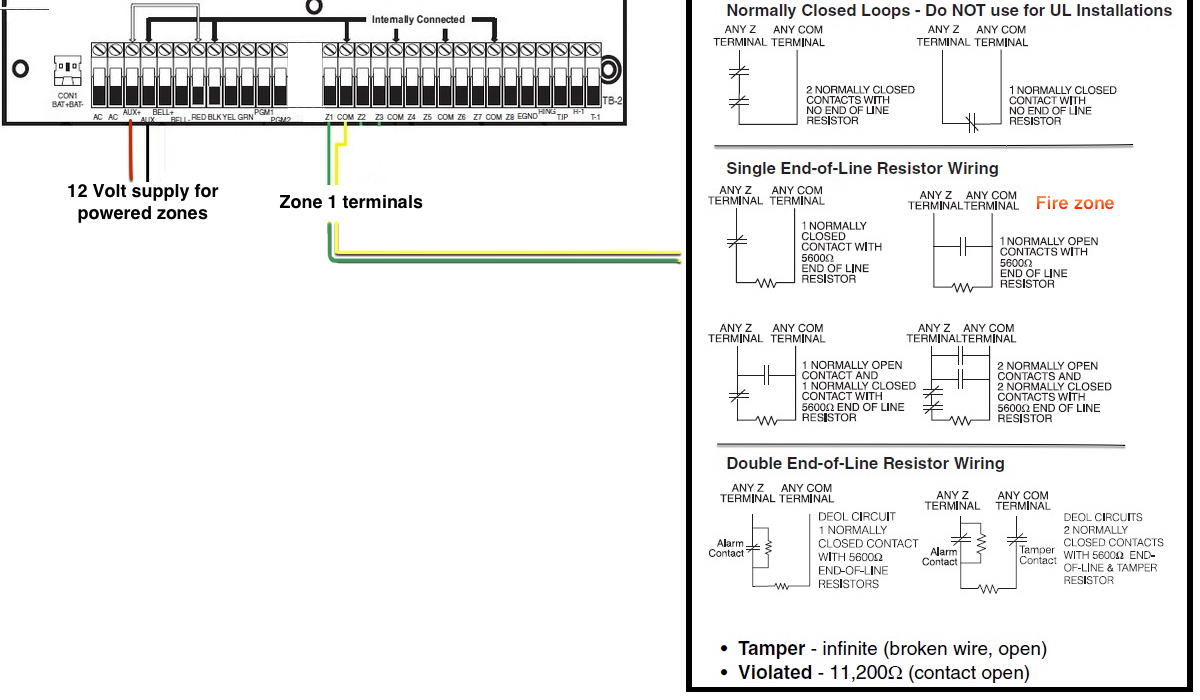DSC 1832 — Super Security Tech eol resistor wiring diagram 