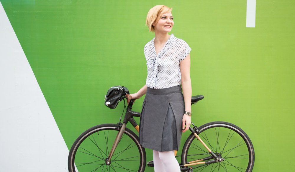 Bike Skirt with Zippers