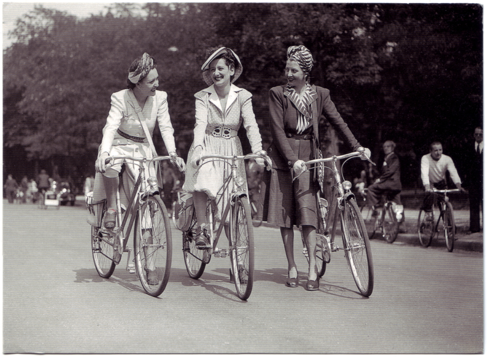 Elegance on a Bicycle Day June 1942
