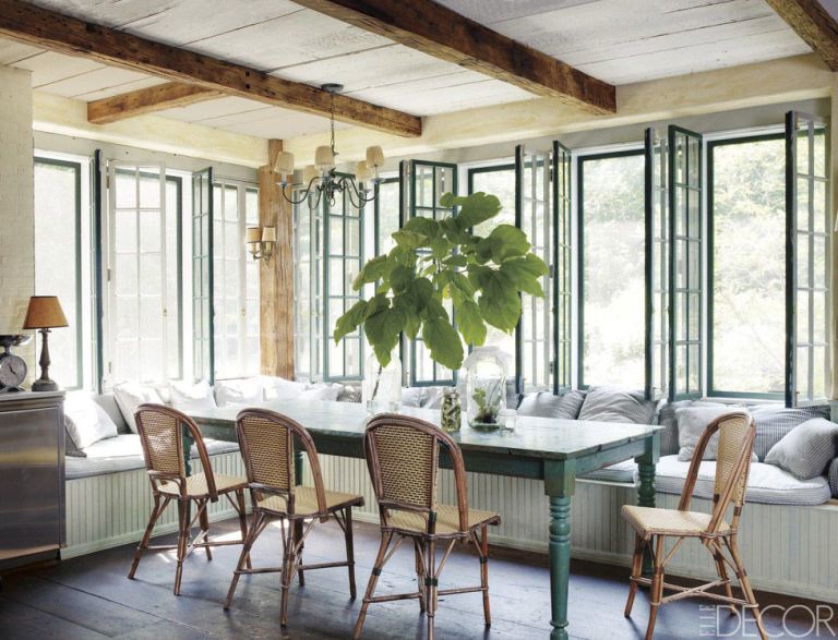 Woven Dining Chairs | Elle Decor
